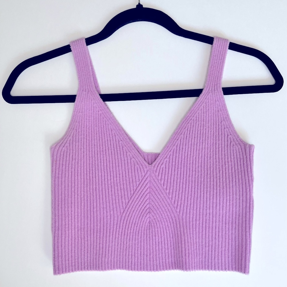 J. Crew Cashmere Cropped Sweater Tank